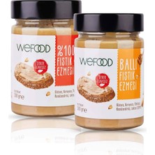 Tr %100 Fıstık Ezmesi 300 gr + Ham Ballı Fıstık Ezmesi 300 gr