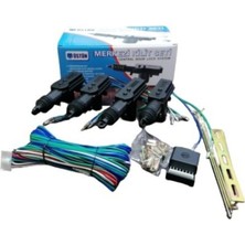 Tr Merkezi Kilit Seti, 4 Kapı, 12V, Üniversal, Merkezi Kilit Beyni ve Motorları