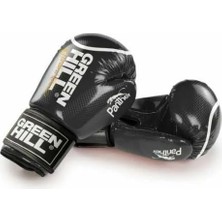 Green Hill Boks Eldiveni Panter Daire Desenli - Siyah 12 Oz