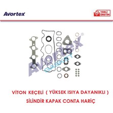 Üst Takım Conta Doblo 1 01+ Palio Punto 2 99+ Siena Bravo 2 Strada 1,9d Jtd 71715699 Avortex 2410S