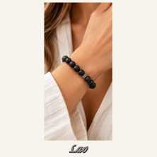 Kassaba Jewel Lav Taşı Bileklik – 8 Mm, Unisex, Elastik