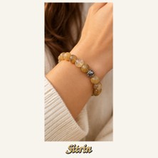 Kassaba Jewel Sitrin Taşı Bileklik – 8 Mm, Unisex, Elastik