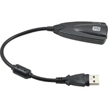 Kablolu USB Ses Kartı 7.1 Kulaklık Mikrofon Çevirici, DR5VH21
