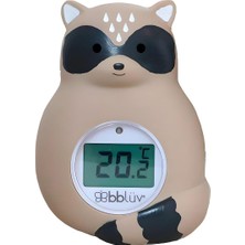 Bblüv Raku Dijital Bebek Banyo Termometresi – 3'ü 1 Arada, Su ve Oda Termometresi (°c/°f)