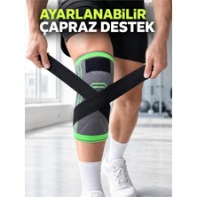My Best Store Kadın Erkek Sporcu Dizliği Esnek Örme Ayarlanabilir Bantlı Diz Desteği