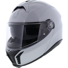 Tourmodular Motosiklet Kaskı Çene Açılır Kask Solid Stelvio White L