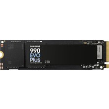 Tr 990 Evo Plus Nvme M.2 SSD 2 Tb, Pcıe 4.0 X4 / Pcıe 5.0 X2, Nvme 2.0 (2280), 7.250 Mb/s Okuma, 6.3