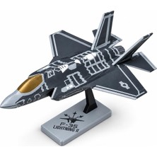 Tr F-35 Lightning Iı Savaş Uçağı Maketi – Standlı 3D Baskı Dekoratif Jet Modeli, Koleksiyonl