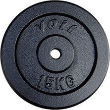 Tr T5521 PL101 15KG Döküm Flanş Ağırlık Plaka Unisex, Gümüş, Tek Beden