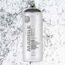 Marbel Effect Mermer Efekti Sprey Boya 400 ml Renk Seçenekleri Siyah-Beyaz-Gold-Bronz (Siyah)