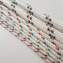 6 mm 10 Metre Örgü Halat Iskota Halat Denizci Tekne Halatı Salıncak Ip Dağcı Ip Halat