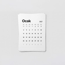 Plancore™ 2027 Masa Takvimi Yaprakları Refill