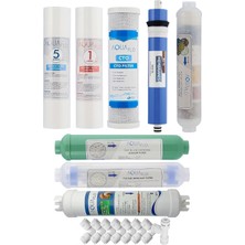 12 Aşama Açık Kasa Su Arıtma Cihazı Filtresi (Ak-12-Set-S)