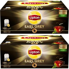 Earl Grey Bardak Poşet Cay 100'LÜ x 2 Adet