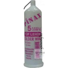 Pinax 1.2mm 5 Kanalli Pastalı Tüp Lehim Teli Tüm Cihazlarin Onarımında Güvenle Kullanılabilir