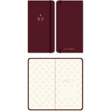 Charm Takılabilen 2026-2027 Mid-Year Akademik Cep Ajanda 9X17 cm Bordo