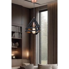 Ag Lightdesign Siyah Sarkıt Avize Yatak Odası Salon Mutfak Koridor Lamba 25 AGNM63