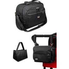 Tr x Pro Stroller Bebek Arabası Çantası+Urban Anne Bebek Bakım Omuz Çantası Termos Çanta