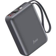 Tr 20000MAH 45W LED Ekranlı Usb-A + Type-C Dahili Kablolu Powerbank Taşınabilir Pd Hızlı Şarj
