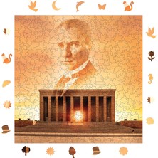Tr Ahşap Puzzle Yetişkin - Ebedi Lider Mustafa Kemal Atatürk - 353 Parça, 29 x 29 cm - Yapışt�