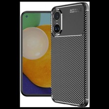 Oppo A38 Kılıf Auto Focus Karbon Kapak - Siyah