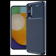 Oppo A38 Kılıf Auto Focus Karbon Kapak - Lacivert