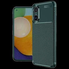 Oppo A38 Kılıf Auto Focus Karbon Kapak - Koyu Yeşil