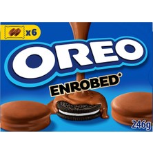 Oreo Sütlü Çikolata Kaplamalı Bisküvi 246 G - Lezzetli Atıştırmalık 3'li Ekonomik Paket - 3 Adet