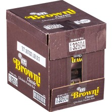 Eti Browni Kek 20X40G - Islak ve Yumuşak Lezzet 6'li Avantaj Paketi - 6 Adet