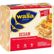 Wasa Susamlı Gevrek Ekmek 200G - Yüksek Lifli Vegan Atıştırmalık 2'li Ekonomik Paket - 2 Adet