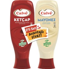 Calve Ketçap + Mayonez 1,15 kg Pratik Sos 3'li Ekonomik Paket - 3 Adet