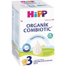 Hipp Organik Combiotic Bebek Sütü 600 G No 3 - 12. Aydan Itibaren Devam Sütü 3'li Ekonomik Paket - 3 Adet