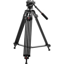 0508B Video Tripod,profosyonel Video Kmera Tripodu,(Maksimum YÜKSEKLIK:1870 Mm)