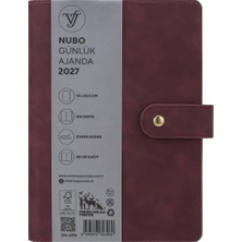 Victoria's Journals Nubo 2027 Günlük Ajanda A5 (14x21cm) Esnek Kapak- Ivory 80gr. - 416 Sayfa - Değişebilen iç