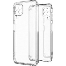 Lopard Samsung Galaxy M33 Telefon Kılıfı Anti Shock Silikon Renksiz Kapak Kamera Korumalı Darbe Korumalı