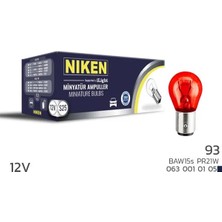 Niken Nıken 93 Ampul Şaşı Ters Yk TIR.BAW15S PR21W Kr 10LU (10 Adet)