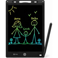 Npo Blic BTB5S 12" LCD Renkli Ekranlı Kalemli Akıllı Çocuk Yazı Tahtası ve Grafik Çizim Tableti