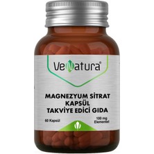 Venatura Magnezyum Sitrat 60 Kapsül