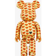 Bearbrick Gold Heart 70CM Renkli Figür