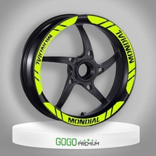 Gogo Premium Mondial Uyumlu Flo Sarı 1 Set Jant Şeridi