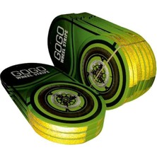 Gogo Premium Reflektör Sarı 7cm x 7 M Lüks 1 Set Jant Şeridi