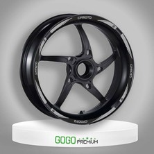 Gogo Premium Cf Moto Uyumlu Gri 1 Set Jant Şeridi
