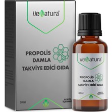 Venatura Propolis Damla 30 ml Doğal Takviye Edici Gıda Yetişkinler İçin Vitamin ve Mineral İçerir