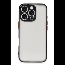 Apple iPhone 16 Pro Kılıf Montreal Silikon Kapak - Siyah