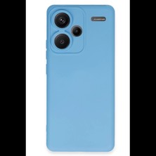 Xiaomi Redmi Note 13 Pro Plus Kılıf Nano Içi Kadife Silikon - Mavi