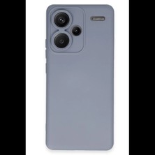Xiaomi Redmi Note 13 Pro Plus Kılıf Nano Içi Kadife Silikon - Gri