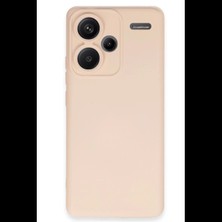 Xiaomi Redmi Note 13 Pro Plus Kılıf Nano Içi Kadife Silikon - Pudra