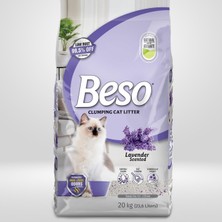 Tr Lavanta Kokulu Ince Taneli Doğal Beyaz Bentonit Topaklanan Kedi Kumu%99.5 Tozsuz Maksimum Koku