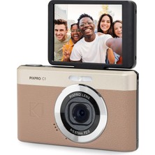 Tr Kodak Pixpro C1 – Ultra Kompakt Dijital Fotoğraf Makinesi | 13 Mp Bsı Cmos, 4 x Zoom, 7,1 cm L