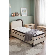 Junior Beding Smart Tek Kişilik Yatak, Baza, Başlık Seti – Sandıklı Baza ve Yatak Başlığı Seti (Yatak+Baza+Baza Başlığı 3lü Set)